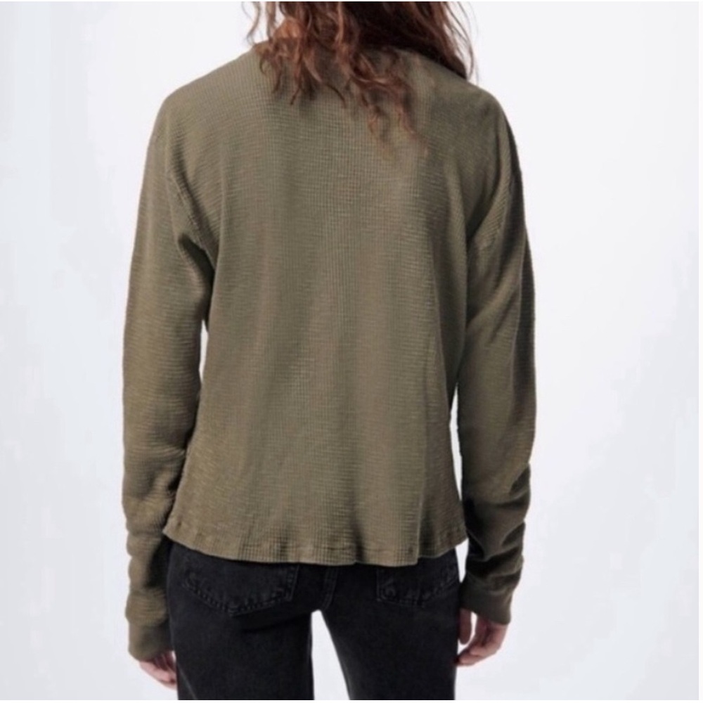 RE/DONE Cozy Waffle Thermal Top NWT - Picture 3 of 10
